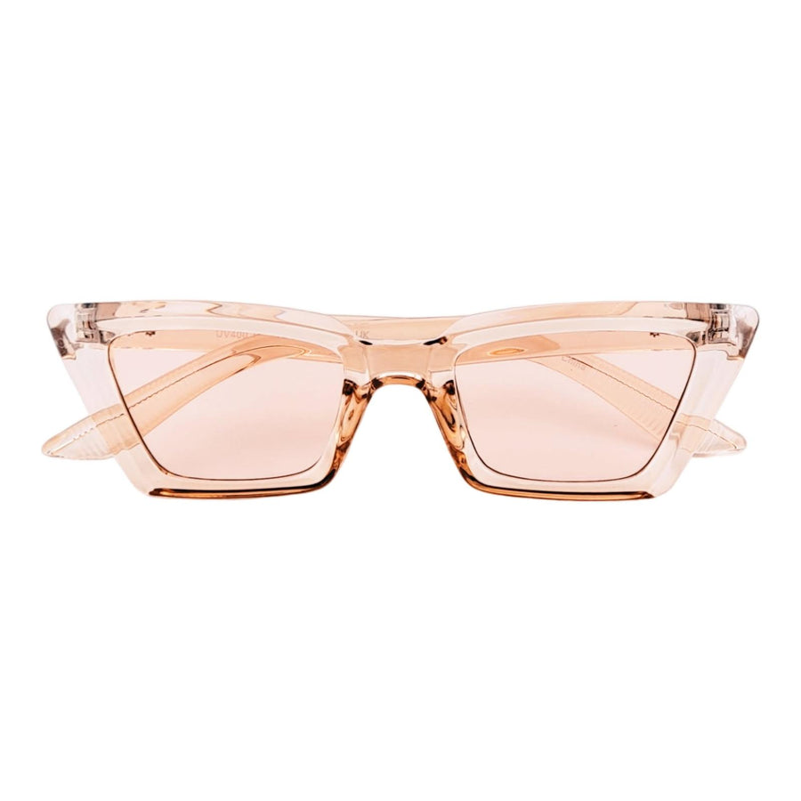Slim Streamlined Sharp Angled Cat Eye Sunnies