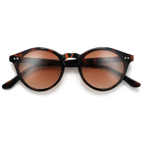 Vintage Round P3 Frame with Metal Inserted Studs Sunglasses