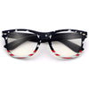 Patriotic Stars & Stripes U.S. Flag Classic Clear Glasses - Sunglass Spot
