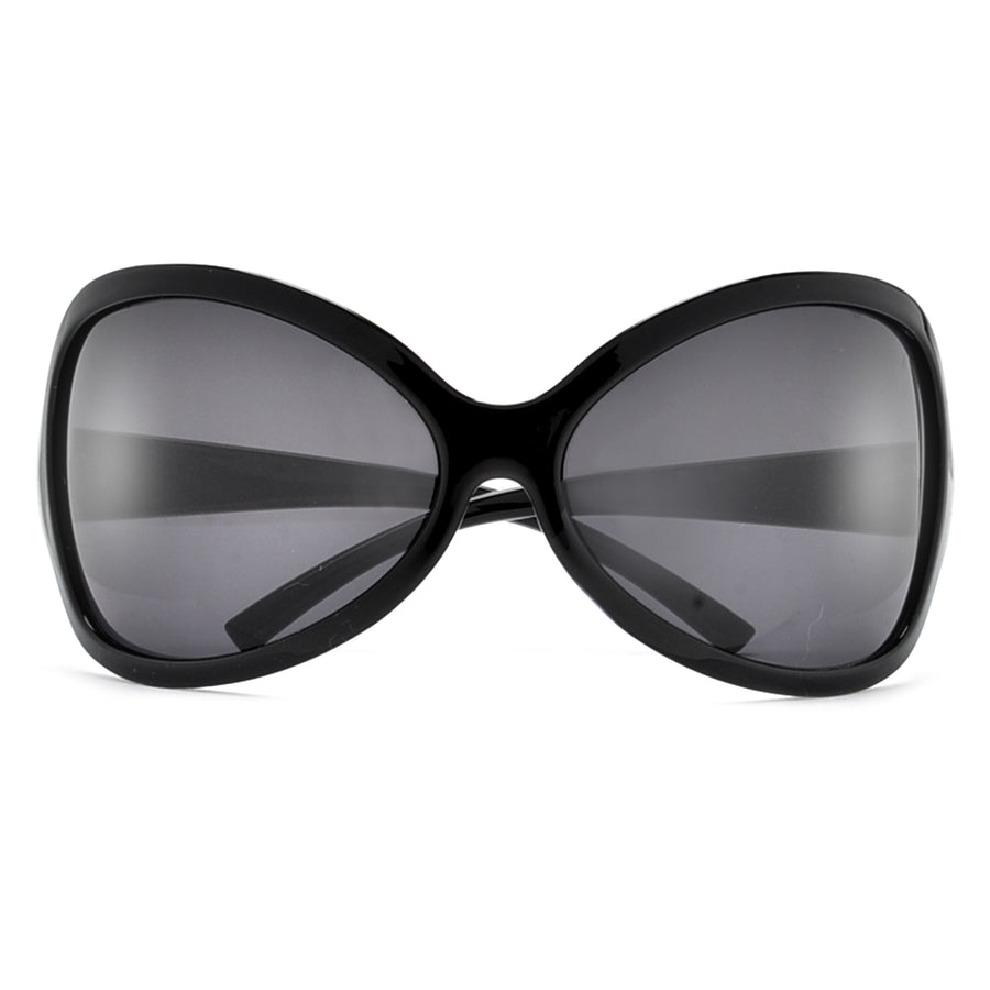 Full Coverage Oversize Curved Butterfly Sunnies