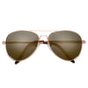 Polarized Classic Aviator with Colorful Reflective Lens Sunglasses - Sunglass Spot