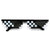 Thug Life Parody Novelty Sunglasses