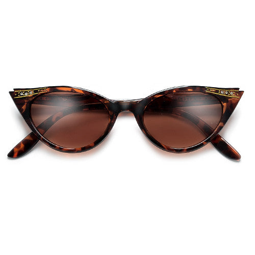 vintage oversized gradient cat eye sunglasses 1 - leopard / other