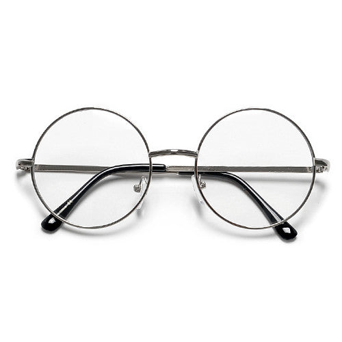 Vintage Round 51mm Clear Lens Eyewear - Main Image