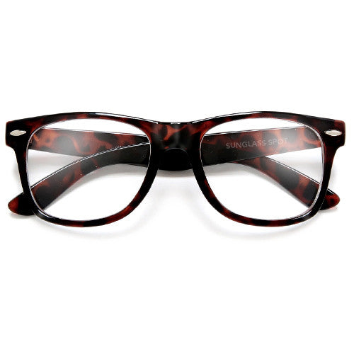 Original Classic 80's Inspired Clear Lens 80's Style Eyewear