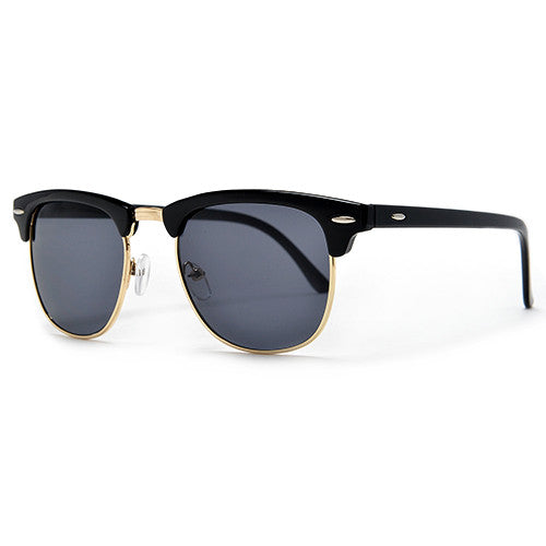 2 Pack Classic Original Half Frame Semi-Rimless Sunglasses