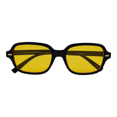 GOLD ACCENT CHIC COLORFUL FASHION APPEAL SQUARE SUNNIES