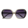 Oversize Ombre Round Fashion Sunglasses