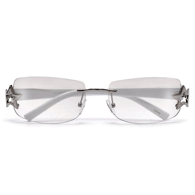 Chanel Rimless Clear Lens Glasses