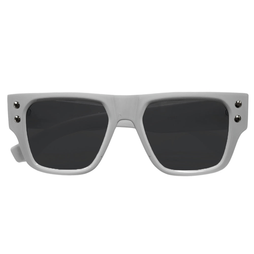 BOLD SQUARED STUDDED CHIC FASHION SUNGLASSES
