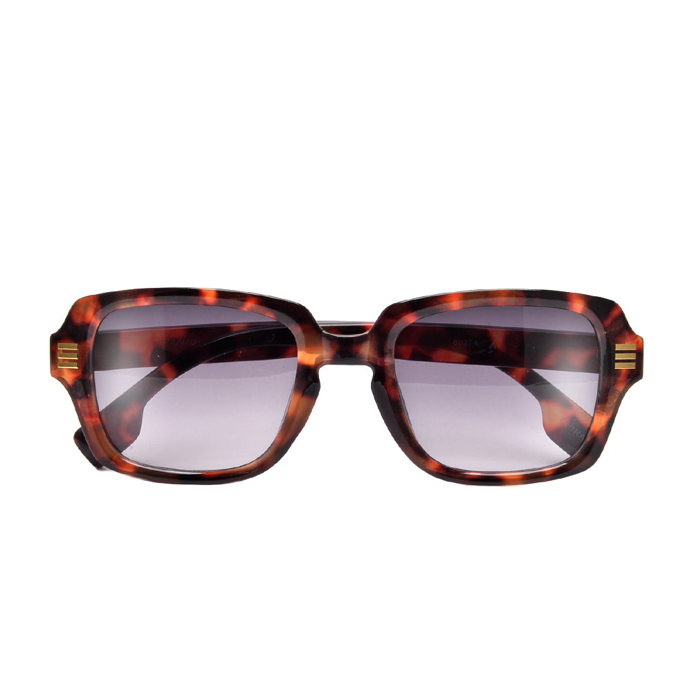 GOLD ACCENT CHIC FASHION APPEAL SQUARE SUNNIES