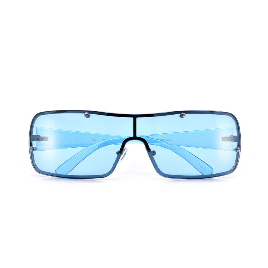 ULTRA CHIC STUDDED NARROW RECTANGULAR SUNNIES