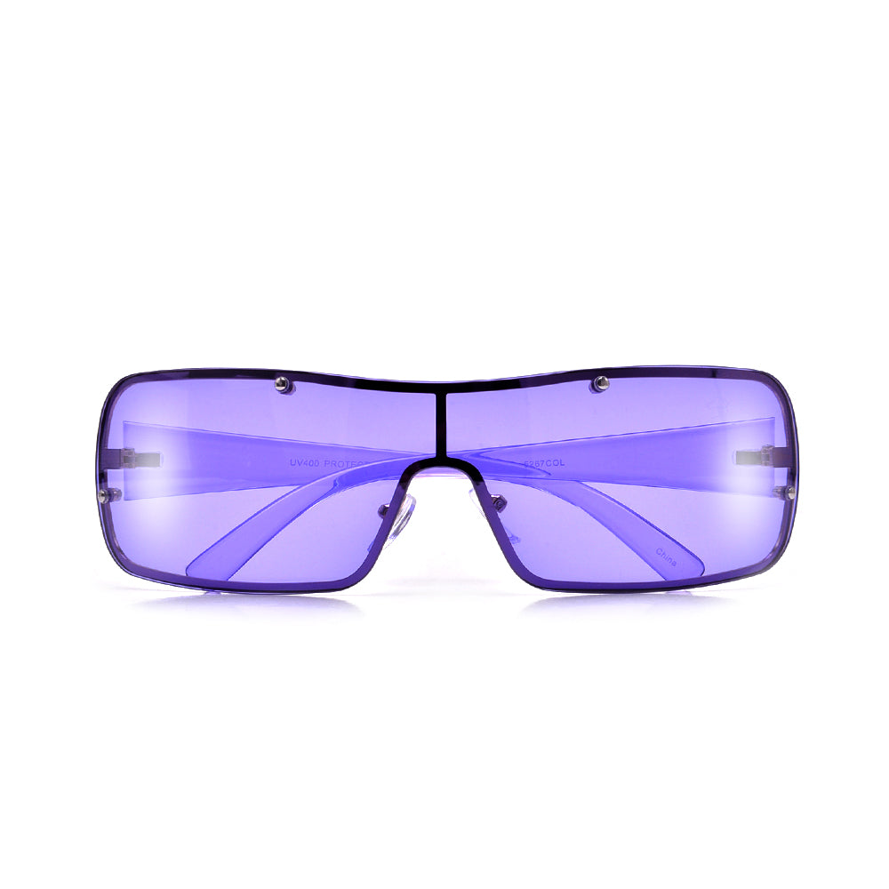 ULTRA CHIC STUDDED NARROW RECTANGULAR SUNNIES