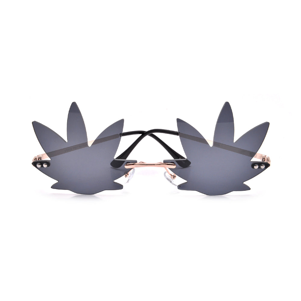 RIMLESS LIGHTWEIGHT 420 MARIJUANA WEED SUNNIES