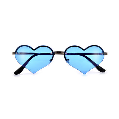 Cutesy Colorful Heart Shaped Lens Sunnies