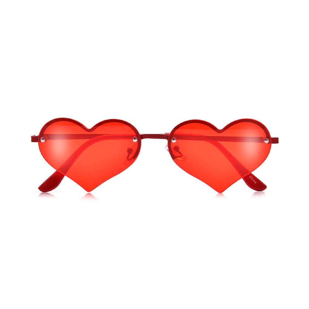 Cutesy Colorful Heart Shaped Lens Sunnies