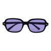 GOLD ACCENT CHIC COLORFUL FASHION APPEAL SQUARE SUNNIES