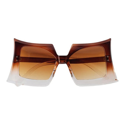 Angular Pointed Double Pin Point Fashion Sunnies