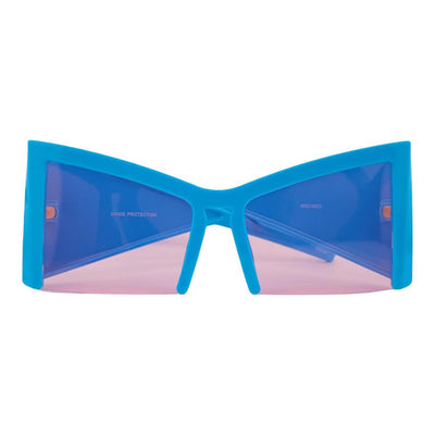 BOLD FUNKY NEON CAT EYE SUNGLASSES