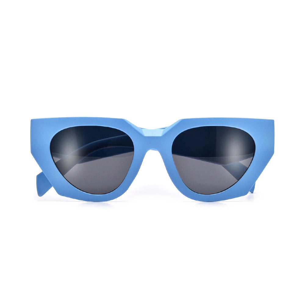 GEOMETRIC HIGH TIP FASHION CAT EYE SUNNIES