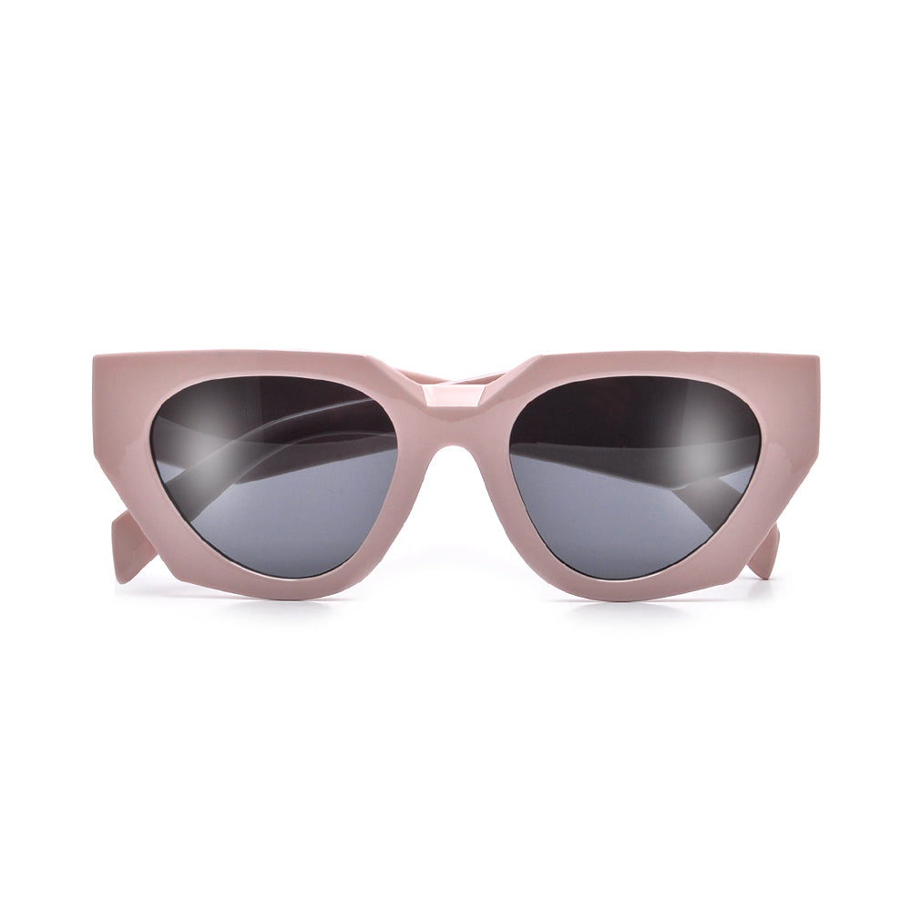 GEOMETRIC HIGH TIP FASHION CAT EYE SUNNIES