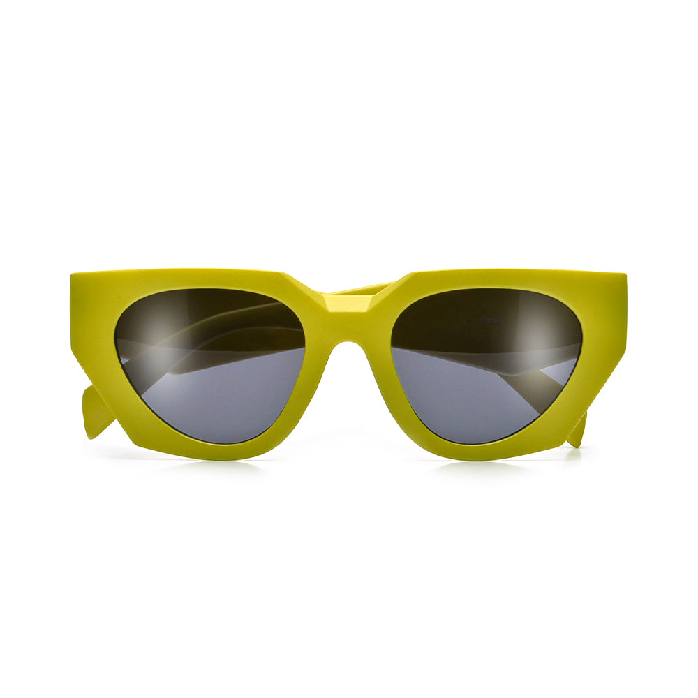 GEOMETRIC HIGH TIP FASHION CAT EYE SUNNIES