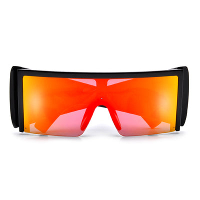 Oversized Squared Full Coverage Shield Shades