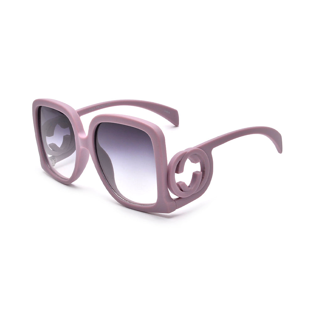 OVERSIZED TRENDY FASHION C LOGO SQUARED SUNNIES