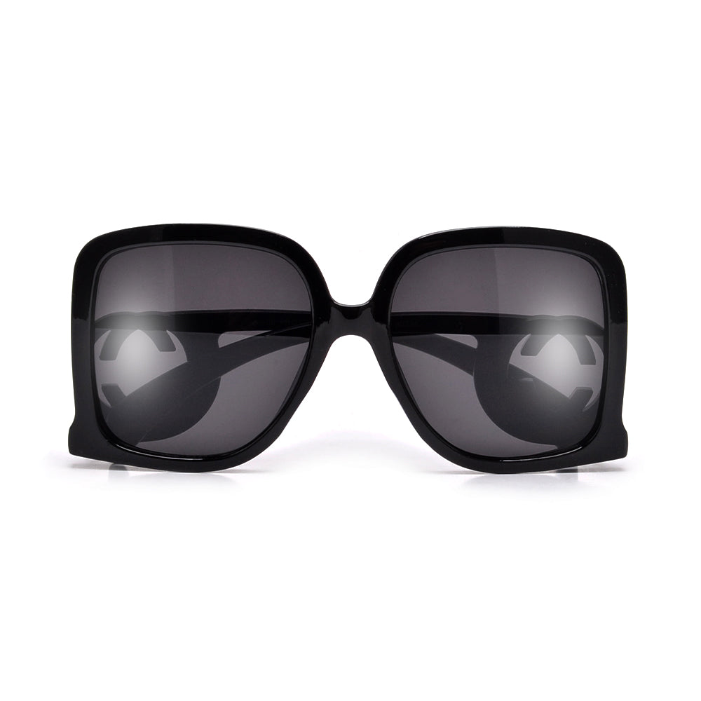 OVERSIZED TRENDY FASHION C LOGO SQUARED SUNNIES