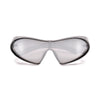 Monoblok Wraparound Sporty Futuristic Shield Sunnies