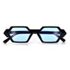 SLIM FASHION GEOMETRIC HEXAGON SHAPED SUNGLASSES