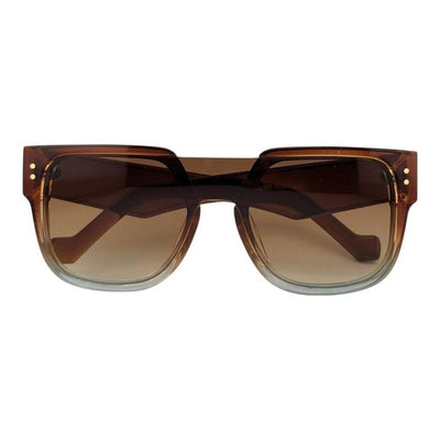 Oversize Half Frame Shield Sunnies