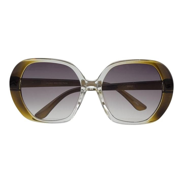 Oversize Ombre Round Fashion Sunglasses