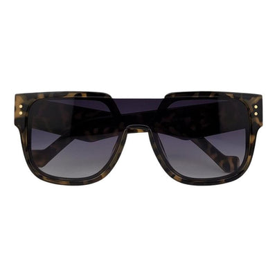 Oversize Half Frame Shield Sunnies