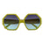 Vintage Hexagonal Oversized Fashion Sunglasses