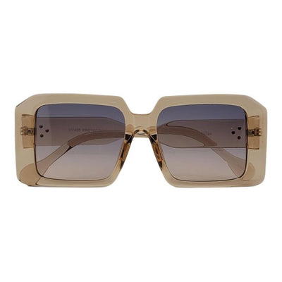 Classic Vintage Oversize Triple Point Square Fashion Sunglasses