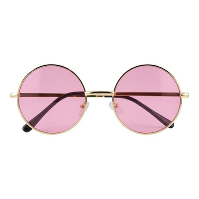 Colorful Lens Retro Round 50mm Metal Sunglasses