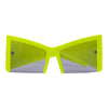 BOLD FUNKY NEON CAT EYE SUNGLASSES