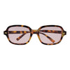 GOLD ACCENT CHIC COLORFUL FASHION APPEAL SQUARE SUNNIES