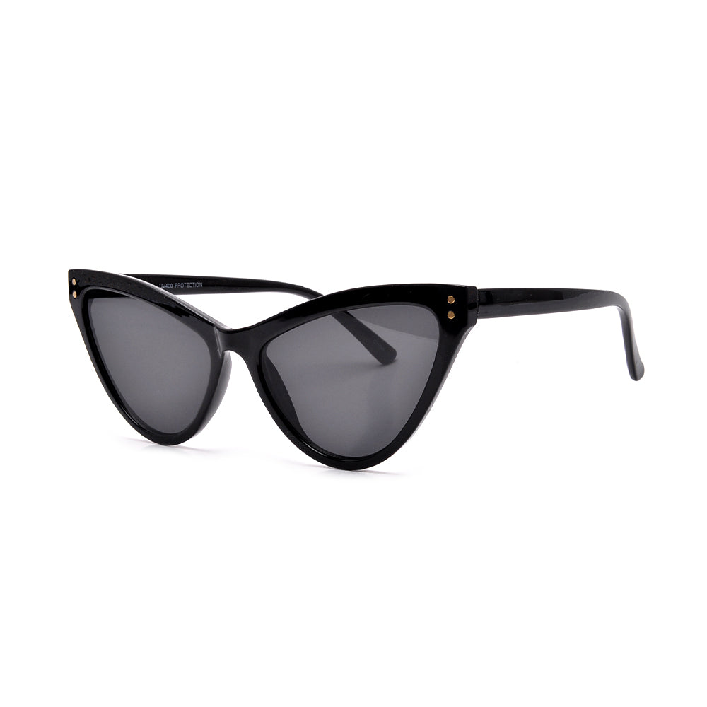 STUDDED HIGH POINTED TIP CAT EYE SUNNIES