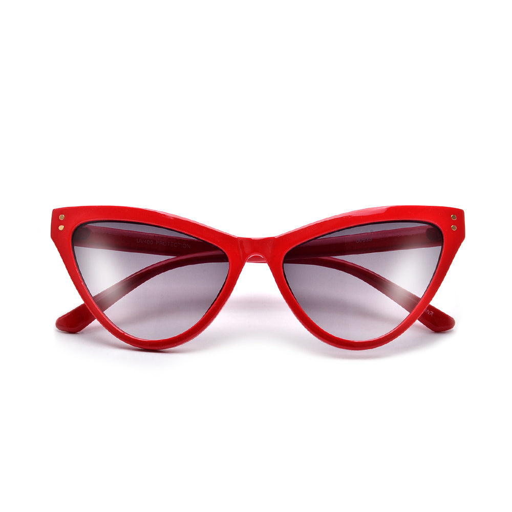 STUDDED HIGH POINTED TIP CAT EYE SUNNIES