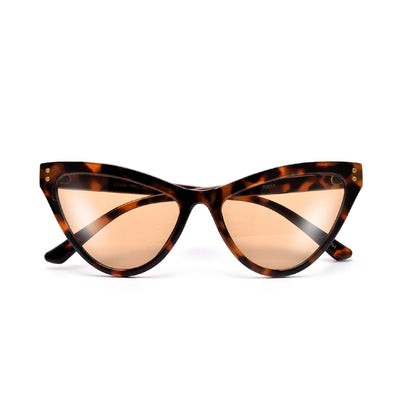 STUDDED HIGH POINTED TIP CAT EYE SUNNIES