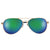 Summer Bright Colorful 58mm Aviators Wrapped Around a Gold Frame