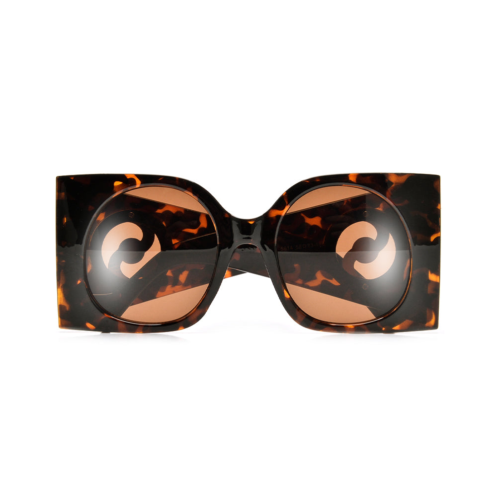 FASHION BOLD OVERSIZED THICK SIDE TEMPLED SUNNES