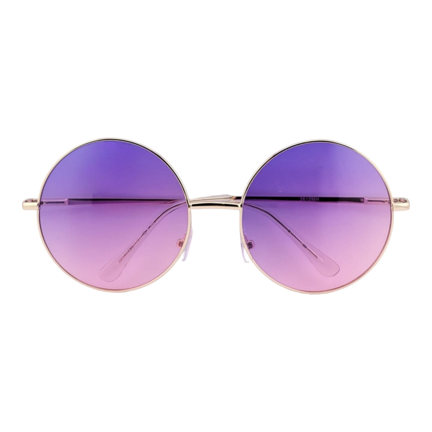 Oversized Retro Round Colorful Ombre Lens Boho Fashion Sunglasses