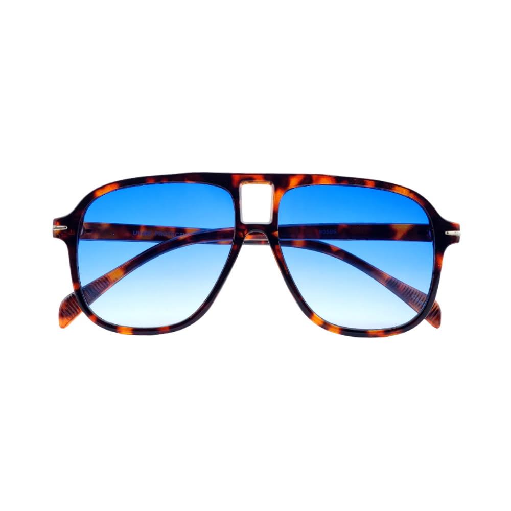 OVERSIZE VINTAGE STRIKING COLORED AVIATORS