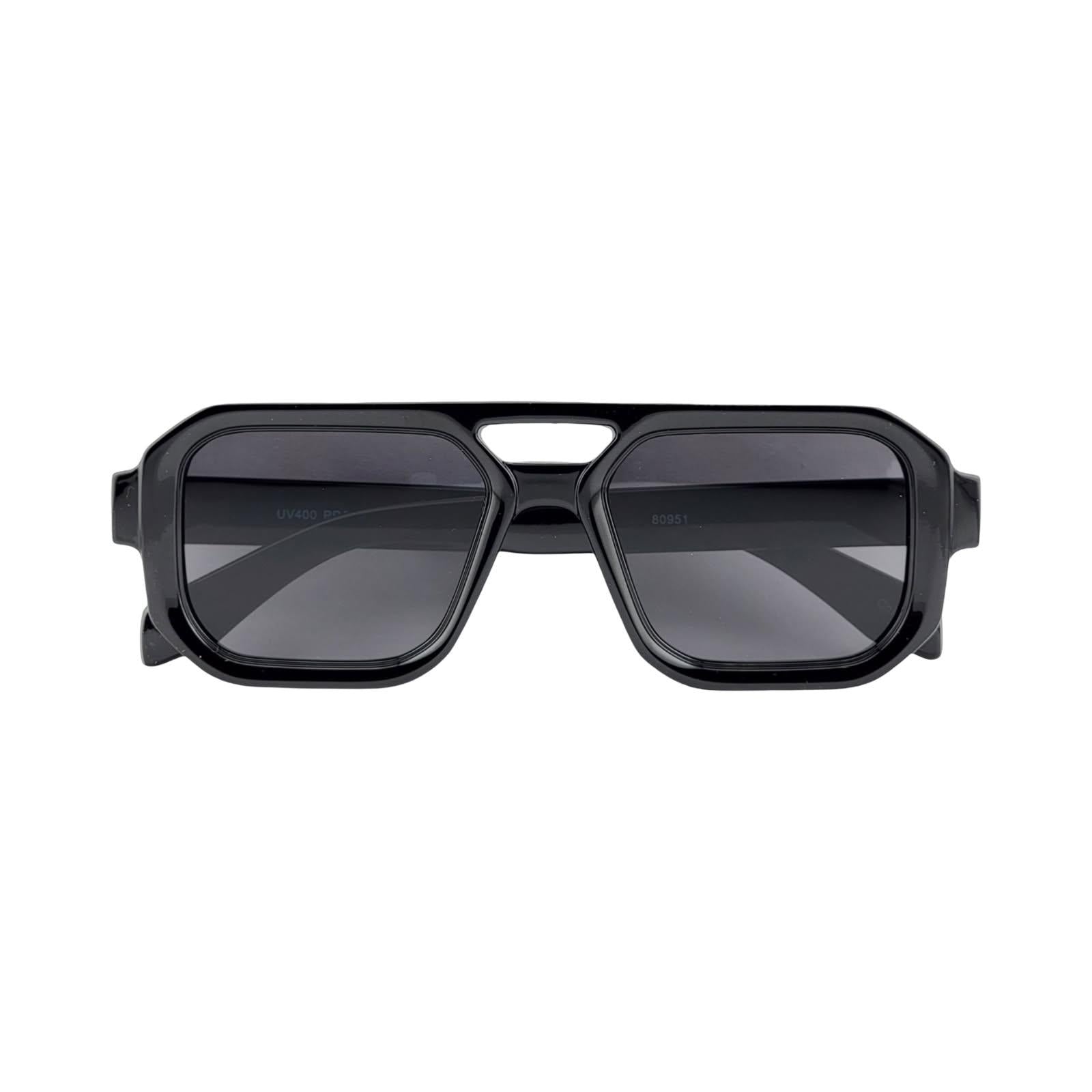 Flat Top Retro Rectangular Aviator Sunnies