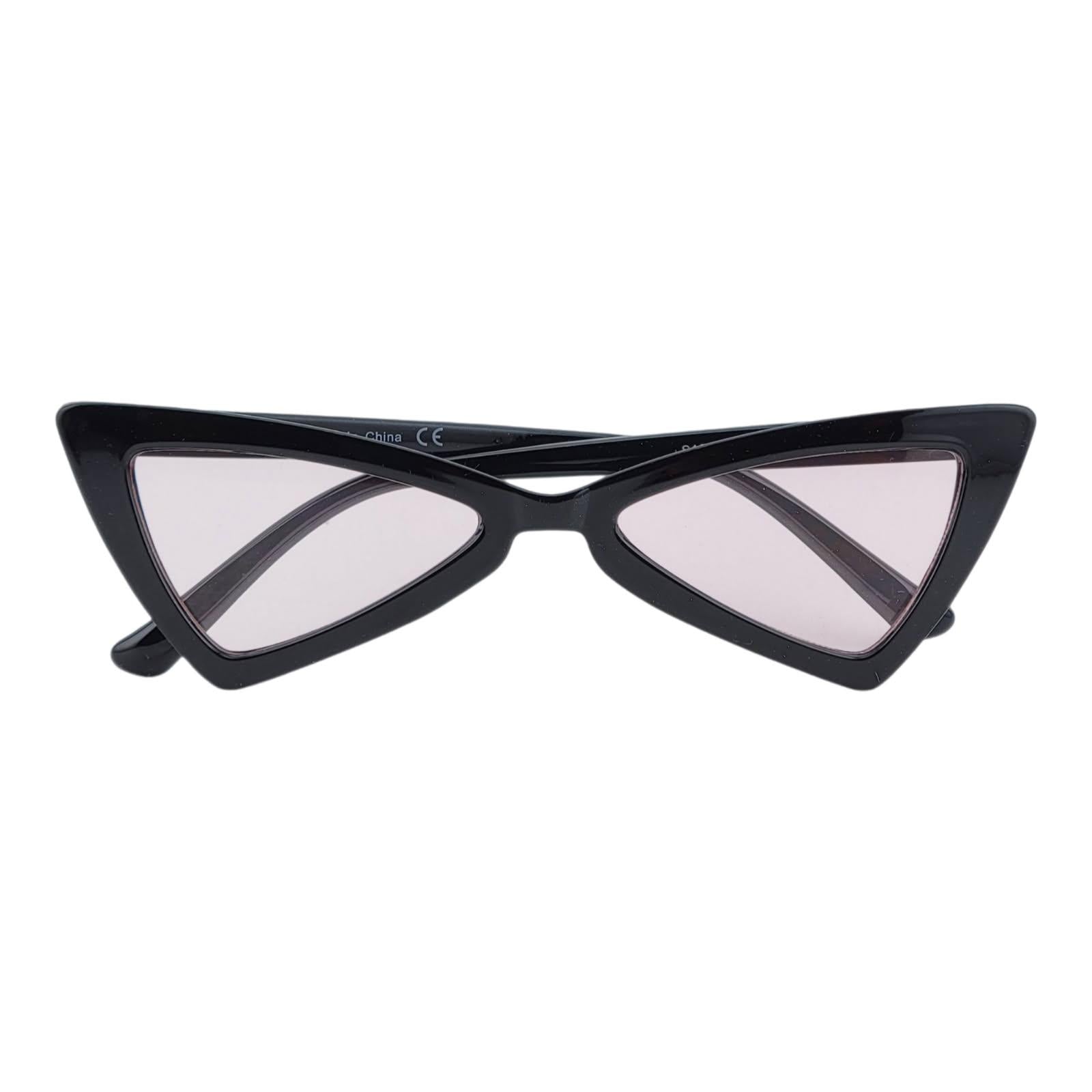 Sleek Chic Bow Tie Silhouette Sunnies