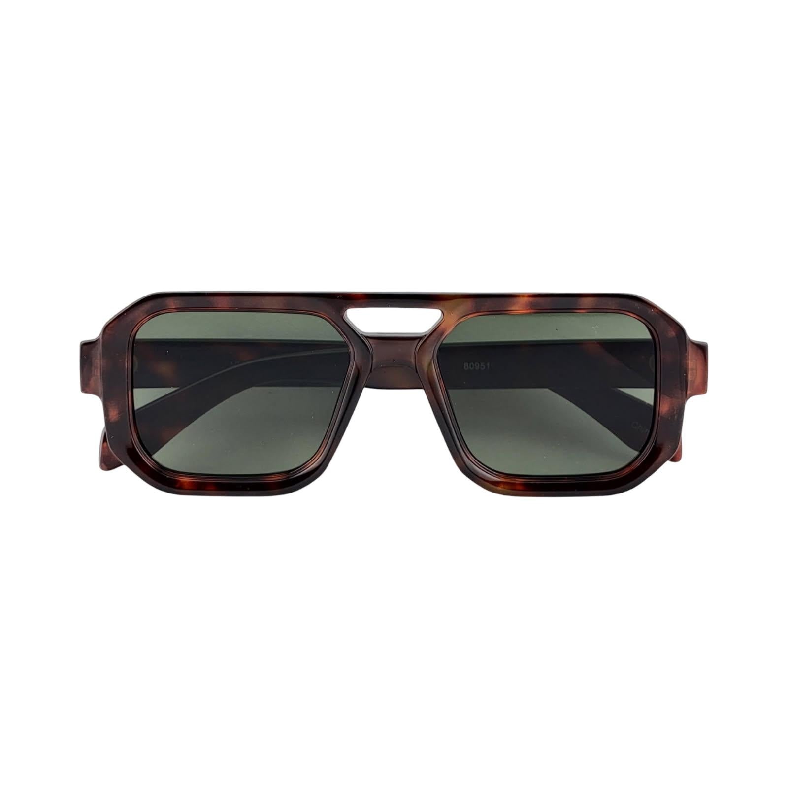 Flat Top Retro Rectangular Aviator Sunnies