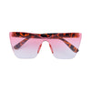 Sleek One Piece Flat Lens Cat Eye Sunnies